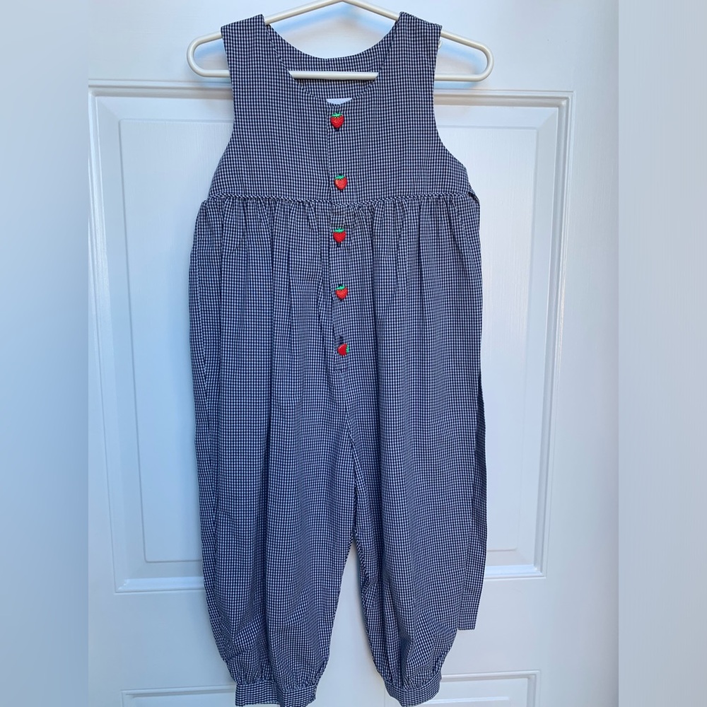 Chez Ami jumper blue gingham
